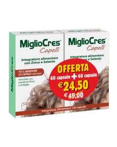 Migliocres Capelli Offerta 60 + 60 capsule in omaggio 