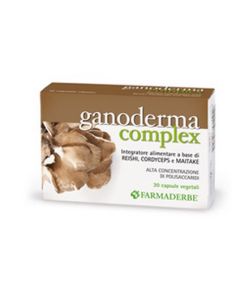 Farmaderbe Ganoderma Complex Integratore difese immunitarie 30 Capsule 