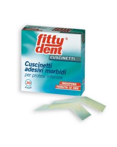 Fittydent Cuscinetti adesivi morbidi per protesi inferiore 30 pezzi **
