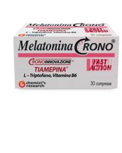 Melatonina Crono Fast Action Integratore 30 Compresse