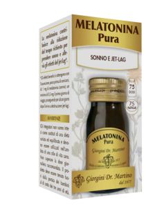 Dr Giorgini Melatonina Pura Integratore Per il Sonno 75 Pastiglie 