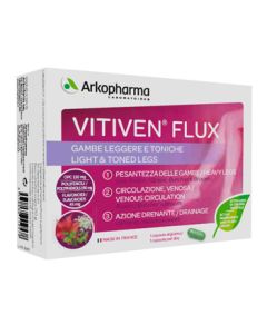 Arkopharma Vitiven Flux integratore per la circolazione venosa 30 Capsule