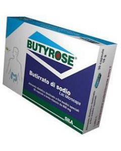 Sila Butyrose Integratore di butirrato di sodio per l'intestino 30 capsule 