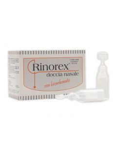 Rinorex doccia nasale con Bicarbonato 15 Fiale da 5 Ml 