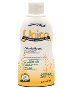 Unico Olio da Bagno per neonati 200 ml 