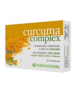 Farmaderbe Curcuma Complex integratore ciclo mestruale 30 Compresse 