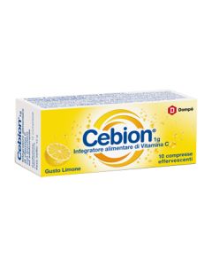 Cebion Effervescente Limone Integratore Vitamina C 10 Compresse 