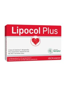 Lipocol plus integratore per il colesterolo 30 compresse 