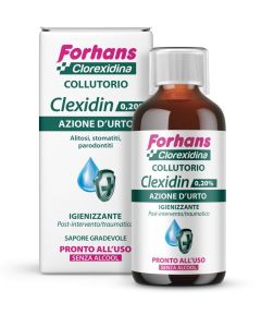 Forhans Clexidin Collutorio 0,20 Senza Alcool 200 ml