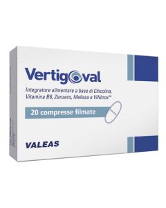 Vertigoval integratore per disturbo equilibrio 20 compresse 