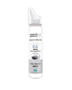 Nutriva Argento Colloidale Spray per l'igiene quotidiana di Naso e Orecchio 100 Ml **
