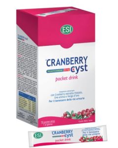 Esi Cranberry Cyst Pocket Drink Integratore Benessere Vie Urinarie 16 Bustine 