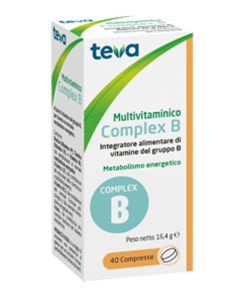Teva Multivitaminico Complex B integratore 40 Compresse 