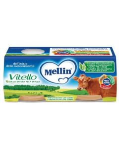 Mellin Omogeneizzato di vitello 2X80 gr 
