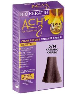 Biokeratin Ach8 Tinta per Capelli Castano Chiaro 5/N 