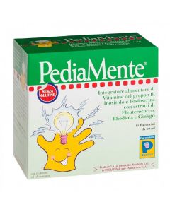 Pediatrica Pediamente Integratore per la Concentrazione 15 Flaconcini 