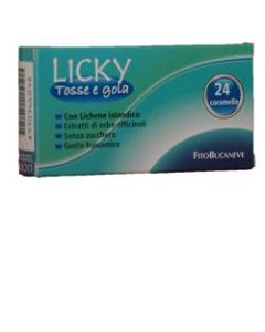 Licky Caramelle per Tosse e Gola 24 pezzi 