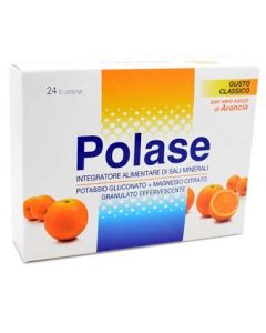 Polase Integratore Magnesio e Potassio Gusto Arancia 24 Bustine 