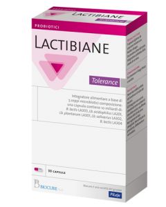 Lactibiane Tolerance Integratore a base di 5 ceppi microbiotici 30 capsule 