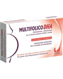 Multifolico DHA integratore per donne in gravidanza 60 Capsule 
