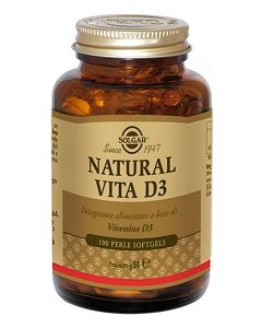 Solgar Natural Vita vitamina D3 100 Perle 