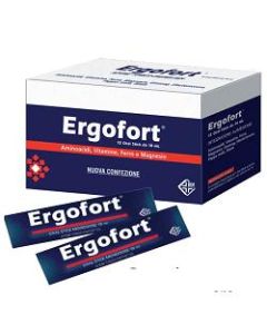 Ergofort Integratore Energetico a base d Aminoacidi 12 Stick