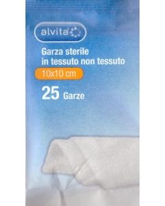 Alvita Garza Sterile 10x10cm 25 Pezzi **