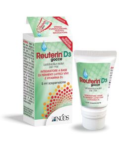 Reuterin D3 in Gocce integratore a base di fermenti lattici e vitamina D3 - 5 Ml