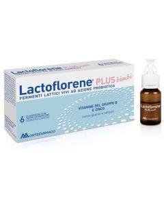 Lactoflorene Plus Bimbi integratore alimentare 12 Flaconcini 