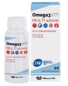 MARCO VITI Omega3 Viti Integratore Multiazione 60 Perle 