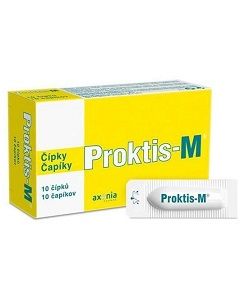Proktis-M supposte per emorroidi e ragadi 10 pezzi 