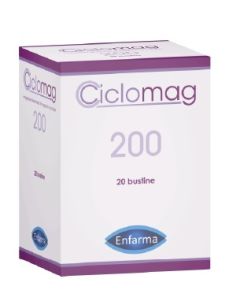 Enfarma Ciclomag Integratore alimentare Magnesio Potassio 20 Bustine 