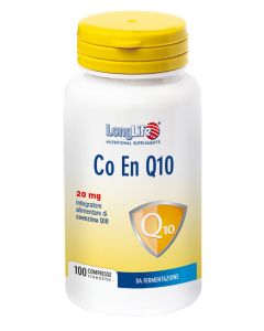 LongLife Co En Q10 20mg Integratore Antiossidante 100 Compresse 