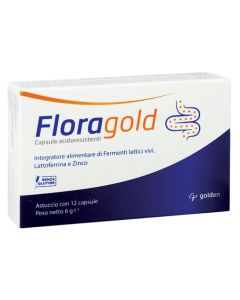 Floragold integratore di fermenti lattici vivi 12 capsule