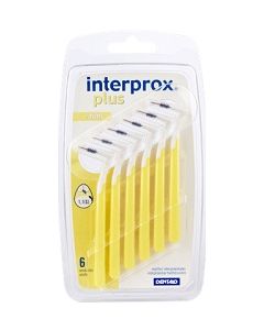 Interprox Plus Mini Scovolino Angolato Spazi Interdentali 1,1mm giallo 6 Pezzi 