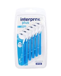 Interprox Plus Mini Conical Scovolino Angolato Spazi Interdentali 1,3mm blu 6 Pezzi 