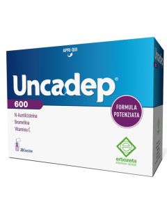 Uncadep 600 integratore ad azione mucolitica e antiinfiammatoria 20 bustine 