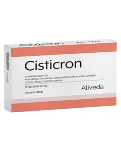 Aliveda Cisticron Integratore Alimentare, 30 Capsule 