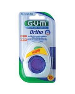 Gum Ortho Floss Filo Interdentale 50 pezzi 