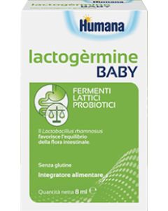 Humana Lactogermine Baby integratore di fermenti lattici in gocce 7,5 gr 