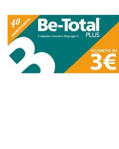 Be-Total integratore alimentare vitamina B Plus 40 Compresse 