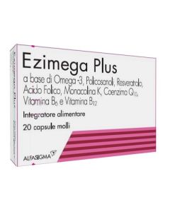 Ezimega Plus Integratore alimentare per il controllo Colesterolo 20 Capsule Molli- scad 30/04/2025 
