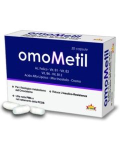 Omometil integratore a base di acido folico utile in gravidanza 30 Capsule