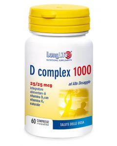 LongLife D Complex 1000 Integratore vitamina D 60 Compresse 