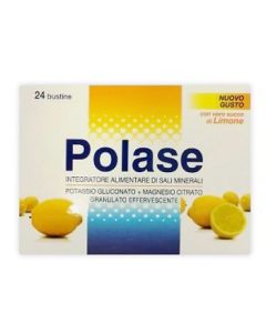 Polase Integratore Sali Minerali senza glutine gusto Limone 24 bustine 