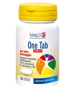 LongLife One Tab Complete Integratore multivitaminico 30 Tavolette 