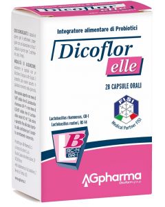 Dicoflor elle integratore di probiotici per la flora batterica 28 compresse 