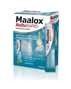 Maalox RefluRAPID contro il reflusso gastro esofageo 20 bustine 