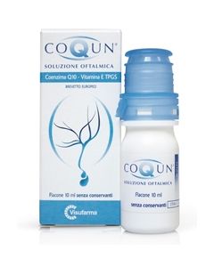 Coqun Soluzione Oftalmica sterile con coenzima Q10 e vitamina E 10 ml 