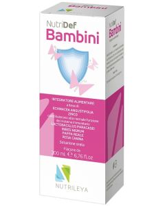 Nutridef bambini integratore per il sistema immunitario 200 ml 